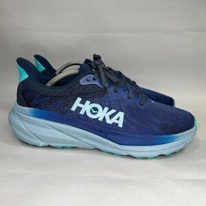 Hoka Challenger ATR 7 Shoes Women's Size 12 Blue Trail Running Athletic Sneakers
